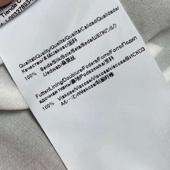 HUGO BOSS Veillana Silk Printed Handkerchief Hem Midi Skirt Size 8 - Picture 9 of 10